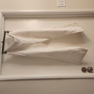 Island Importer White Linen Pants